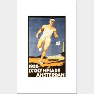 OLYMPICS Olympiade 1928 Amsterdam Netherlands Sports Meet Vintage Travel Posters and Art